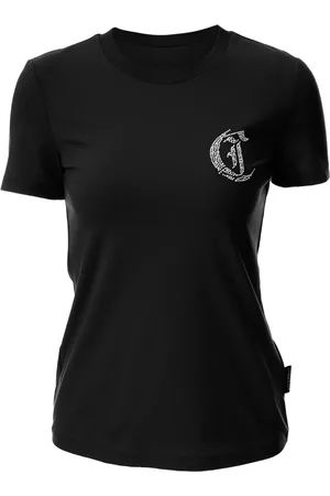 Roberto Cavalli T-Shirt mit Logo-Verzierung