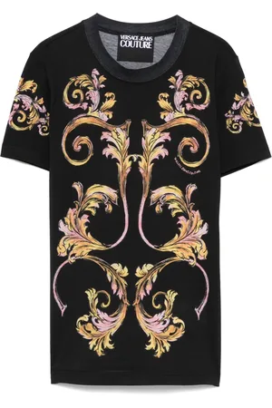 VERSACE T-Shirt mit Barocco-Print