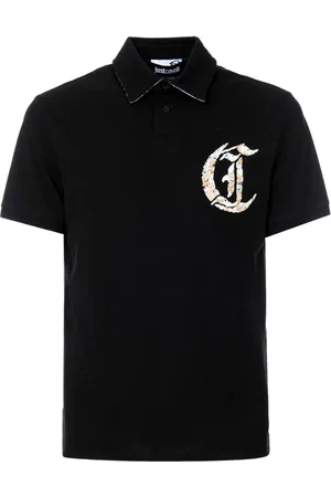 Roberto Cavalli Poloshirt mit Logo-Stickerei