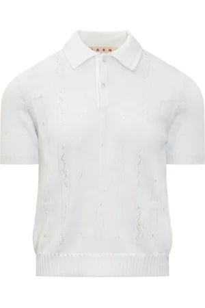 Marni Poloshirt aus Pointelle-Strick