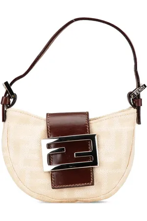 Fendi 2000-2010 mini Zucca Canvas Croissant Handtasche