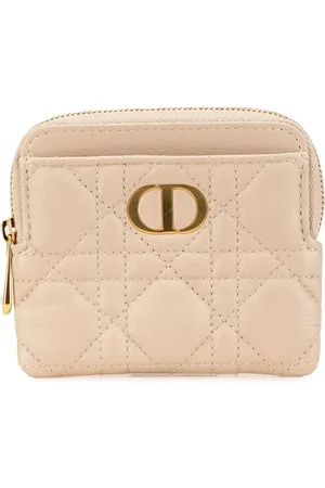 Dior 2023 Cannage Supple Caro Lavender Portemonnaie als Kalbsleder