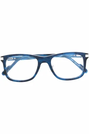 Cartier Eckige Brille in Schildpattoptik