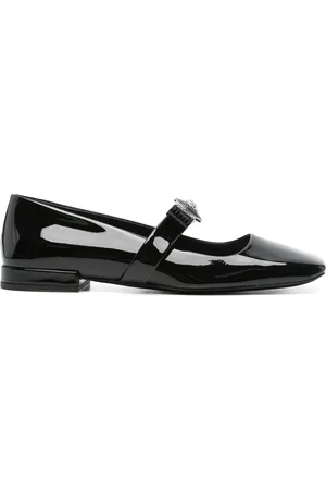 VERSACE Gianni Ribbon Ballerinas
