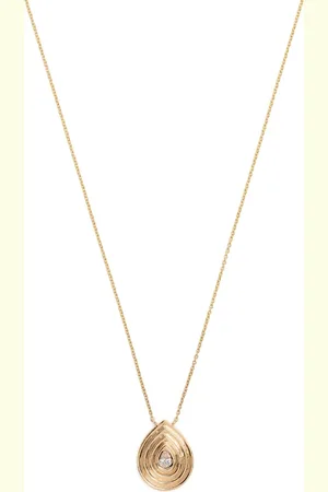 Dana Rebecca Designs 14kt Gelbgoldhalskette mit Diamanten