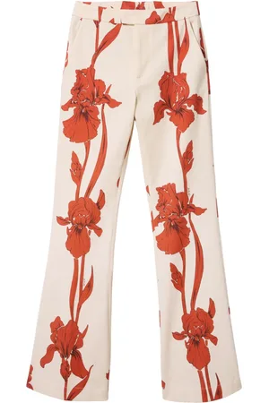 La DoubleJ Hose mit Blumenmuster