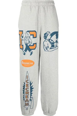 ICECREAM Graphic logo-print track pants