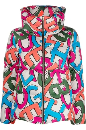HERNO Gefütterte Jacke mit Logo-Print