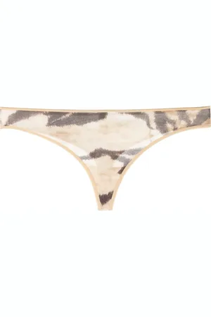 Baserange Tanga mit Tiger-Print
