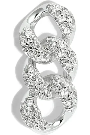 Shay 18kt Weißgoldohrstecker mit Diamanten