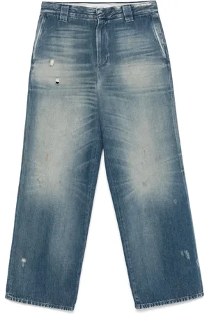 Golden Goose Gerade Jeans im Distressed-Look
