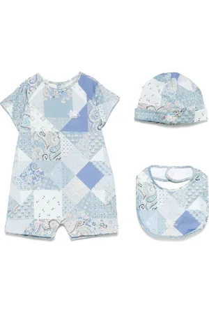 Etro Strampler-Set mit Paisley-Print