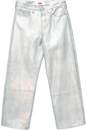 JUNYA WATANABE Straight-Leg-Jeans mit Print