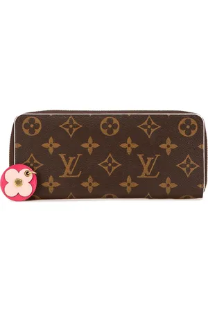 LOUIS VUITTON 2019 längliches Monogram Bloom Flower Clemence Portemonnaie