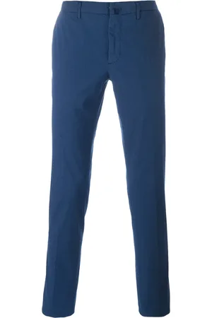 Incotex Skinny-Chinos mit Bügelfalten