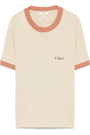 Chloé T-Shirt mit Logo-Print