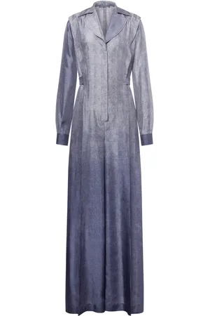 Alberta Ferretti Jumpsuit im Metallic-Look