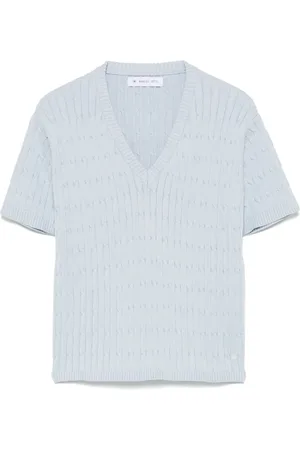 Manuel Ritz T-Shirt mit Zopfmuster