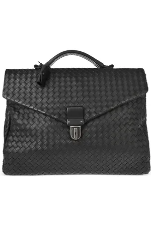 Bottega Veneta 1990-2000s Intrecciato Aktentasche