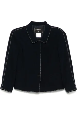 CHANEL Ausgefranste Jacke