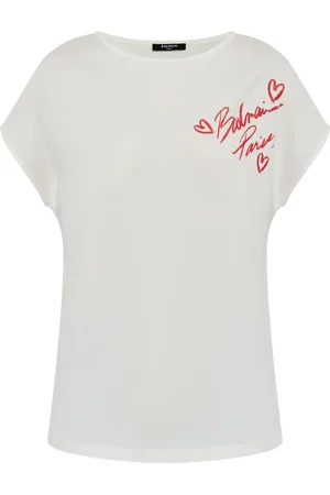 Balmain T-Shirt mit grafischem Print
