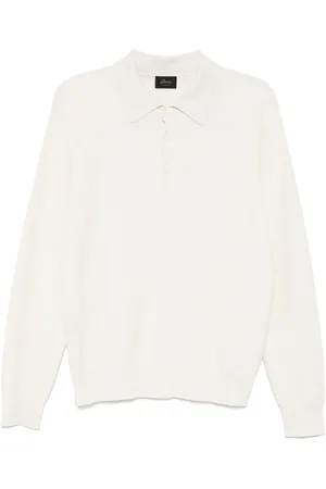 BRIONI Poloshirt aus Trama-Gewebe