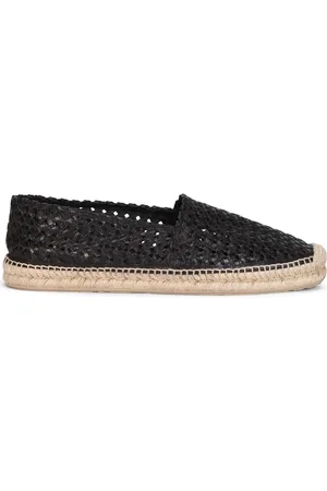 Dolce & Gabbana Gewebte Espadrilles mit Bastsohle