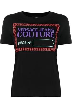 VERSACE T-Shirt mit "Piece Number"-Print