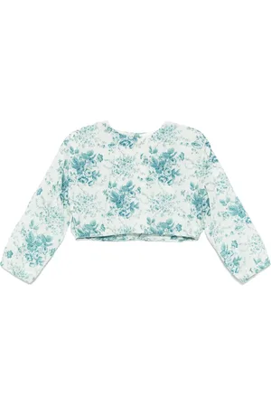 Antik Batik Cinz Cropped-Top