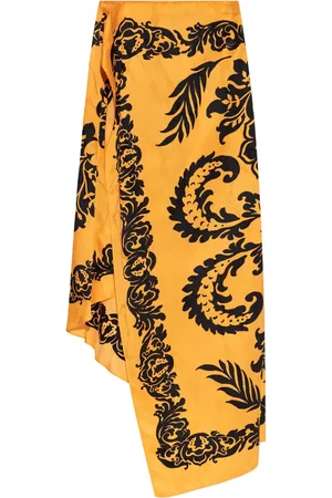Etro Asymmetrischer Rock mit Blumen-Print