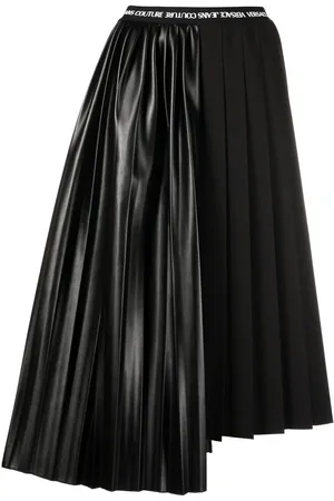 VERSACE Asymmetrischer Faltenrock