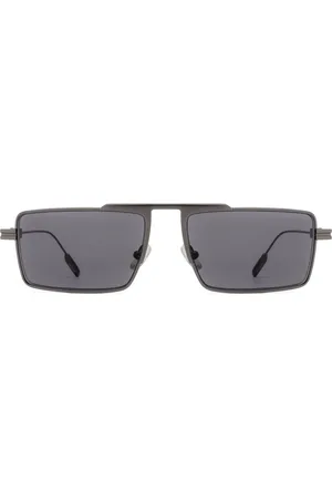 Ermenegildo Zegna Sonnenbrille mit eckigem Gestell