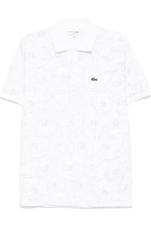 Lacoste L.12.12 Poloshirt mit Blumen-Print