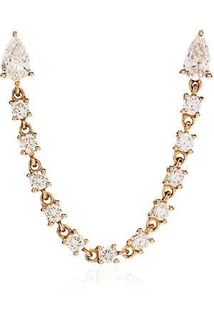 Anita 18kt Goldohrring mit Diamanten