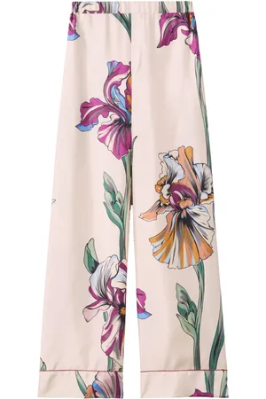 La DoubleJ Hose mit Blumen-Print