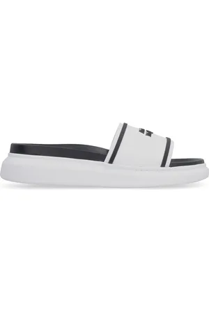 Alexander McQueen Pantoletten mit Logo