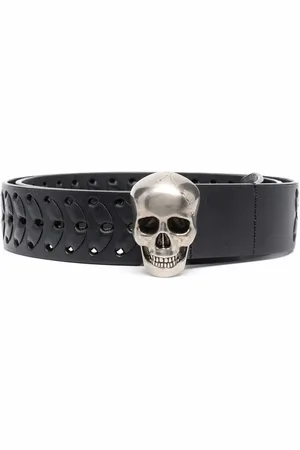 Alexander McQueen Gürtel mit Totenkopf-Schnalle