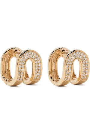 Dana Rebecca Designs 14kt Nana Bernice Gelbgoldohrringe mit Diamanten