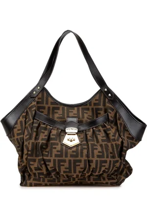 Fendi 2000-2010 Zucca Chef Canvas Tote Bag