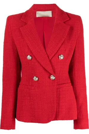 Elie saab Doppelreihiges Tweed-Sakko