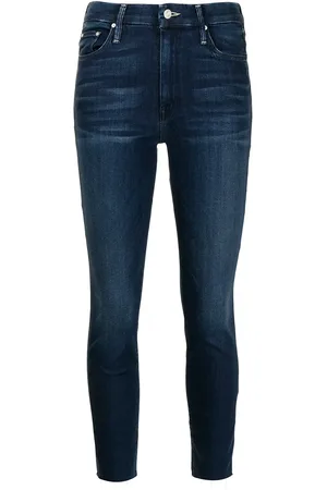 Mother Halbhohe Skinny-Jeans