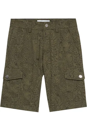 Roberto Cavalli Cargo-Shorts mit grafischem Print