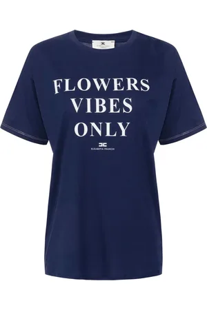 Elisabetta Franchi T-Shirt mit Slogan-Print