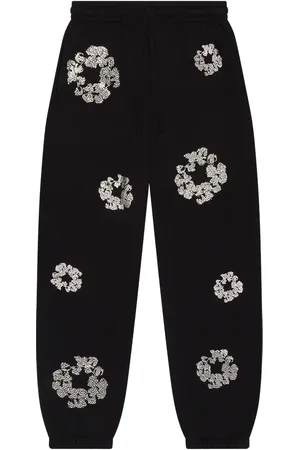 DENIM TEARS Swarovski Wreath "Black" Jogginghose
