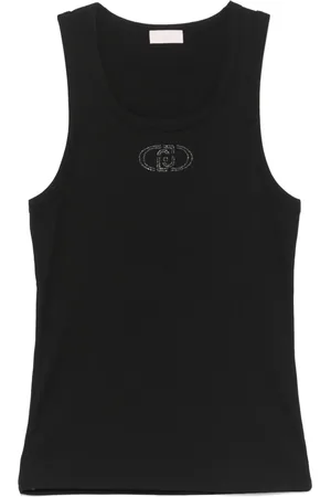 Liu Jo Trägershirt mit Logo-Stickerei