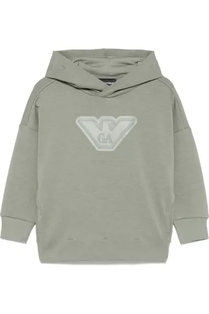 Emporio Armani Hoodie mit Logo-Stempel