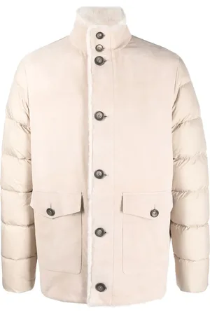 HERNO Gefütterte Jacke mit Shearling