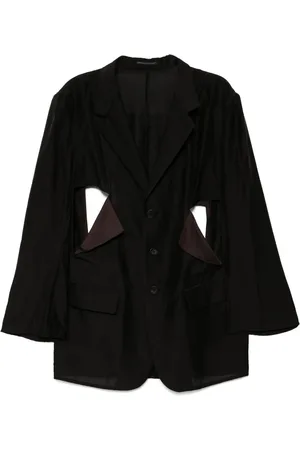 YOHJI YAMAMOTO Sakko mit Cut-Outs