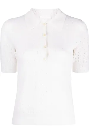 Chloé Gestricktes Poloshirt
