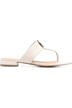 Emporio Armani Sandalen mit Logo-Schild